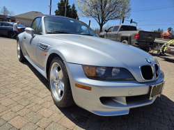 1998 BMW M Roadster in Arctic Silver Metallic over Estoril Blue & Black Nappa