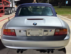 1998 BMW M Roadster in Arctic Silver Metallic over Estoril Blue & Black Nappa