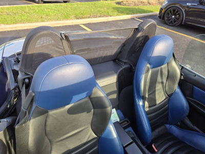 1998 BMW M Roadster in Arctic Silver Metallic over Estoril Blue & Black Nappa