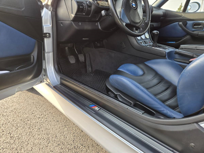 1998 BMW M Roadster in Arctic Silver Metallic over Estoril Blue & Black Nappa