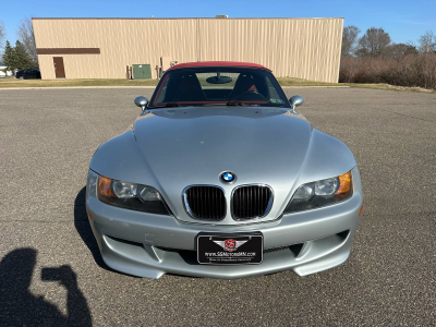 1998 BMW M Roadster in Arctic Silver Metallic over Imola Red & Black Nappa