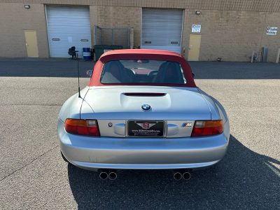 1998 BMW M Roadster in Arctic Silver Metallic over Imola Red & Black Nappa