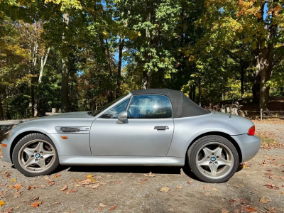 1998 BMW M Roadster in Arctic Silver Metallic over Black Nappa