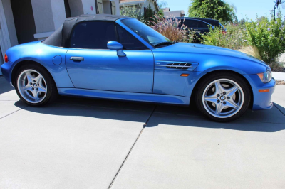 1998 BMW M Roadster in Estoril Blue Metallic over Black Nappa