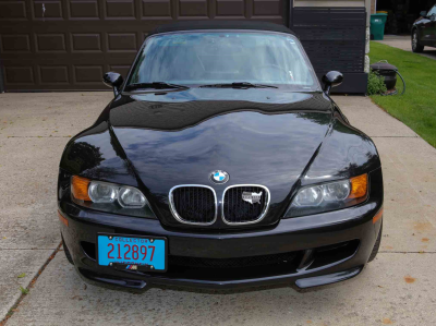1998 BMW M Roadster in Cosmos Black Metallic over Dark Gray & Black Nappa