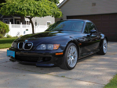1998 BMW M Roadster in Cosmos Black Metallic over Dark Gray & Black Nappa