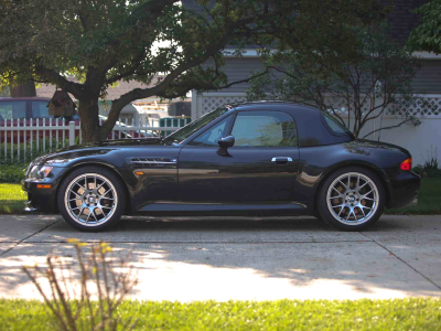 1998 BMW M Roadster in Cosmos Black Metallic over Dark Gray & Black Nappa