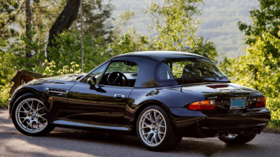 1998 BMW M Roadster in Cosmos Black Metallic over Dark Gray & Black Nappa