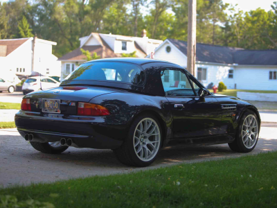 1998 BMW M Roadster in Cosmos Black Metallic over Dark Gray & Black Nappa