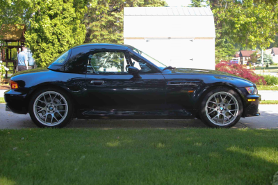 1998 BMW M Roadster in Cosmos Black Metallic over Dark Gray & Black Nappa