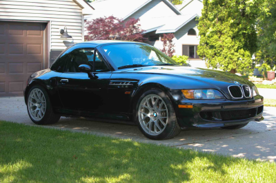 1998 BMW M Roadster in Cosmos Black Metallic over Dark Gray & Black Nappa