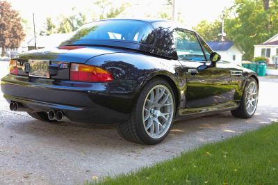 1998 BMW M Roadster in Cosmos Black Metallic over Dark Gray & Black Nappa