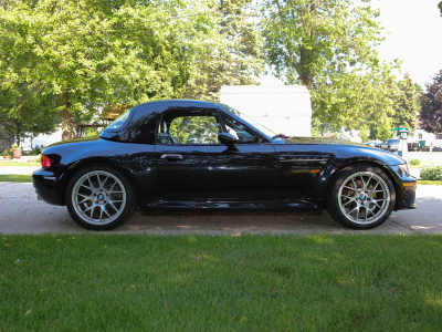 1998 BMW M Roadster in Cosmos Black Metallic over Dark Gray & Black Nappa