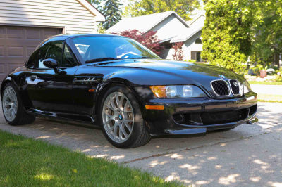 1998 BMW M Roadster in Cosmos Black Metallic over Dark Gray & Black Nappa