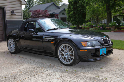 1998 BMW M Roadster in Cosmos Black Metallic over Dark Gray & Black Nappa