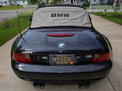 1998 BMW M Roadster in Cosmos Black Metallic over Dark Gray & Black Nappa