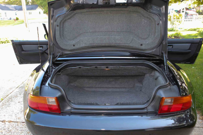 1998 BMW M Roadster in Cosmos Black Metallic over Dark Gray & Black Nappa