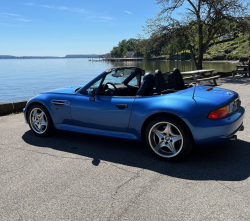 1998 BMW M Roadster in Estoril Blue Metallic over Estoril Blue & Black Nappa