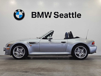 1998 BMW M Roadster in Arctic Silver Metallic over Estoril Blue & Black Nappa