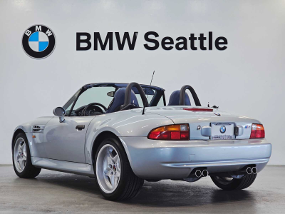 1998 BMW M Roadster in Arctic Silver Metallic over Estoril Blue & Black Nappa