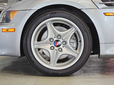 1998 BMW M Roadster in Arctic Silver Metallic over Estoril Blue & Black Nappa