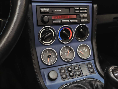 1998 BMW M Roadster in Arctic Silver Metallic over Estoril Blue & Black Nappa