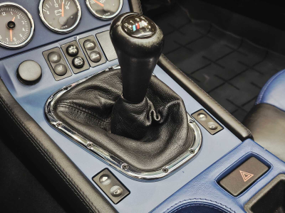 1998 BMW M Roadster in Arctic Silver Metallic over Estoril Blue & Black Nappa