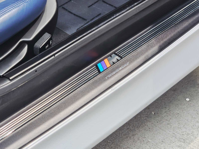 1998 BMW M Roadster in Arctic Silver Metallic over Estoril Blue & Black Nappa