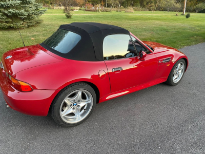 1998 BMW M Roadster in Imola Red 2 over Imola Red & Black Nappa