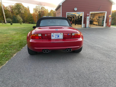 1998 BMW M Roadster in Imola Red 2 over Imola Red & Black Nappa