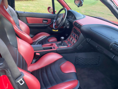 1998 BMW M Roadster in Imola Red 2 over Imola Red & Black Nappa