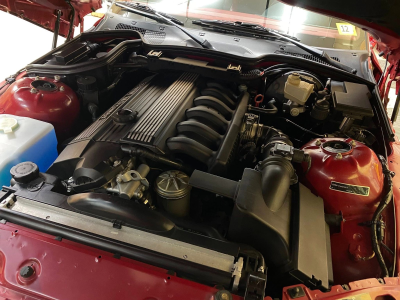 1998 BMW M Roadster in Imola Red 2 over Imola Red & Black Nappa