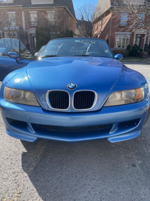 1998 BMW M Roadster in Estoril Blue Metallic over Estoril Blue & Black Nappa