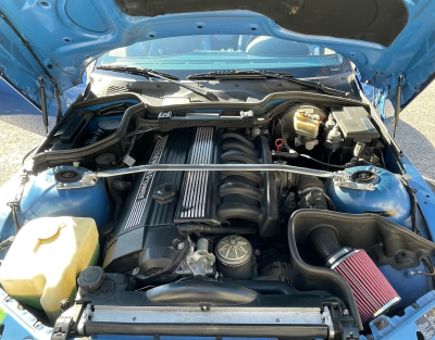 1998 BMW M Roadster in Estoril Blue Metallic over Estoril Blue & Black Nappa