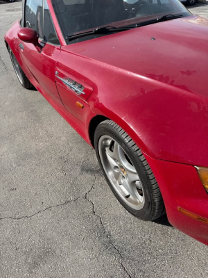 1998 BMW M Roadster in Imola Red 2 over Imola Red & Black Nappa