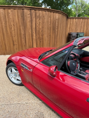 1998 BMW M Roadster in Imola Red 2 over Imola Red & Black Nappa