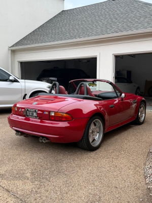1998 BMW M Roadster in Imola Red 2 over Imola Red & Black Nappa