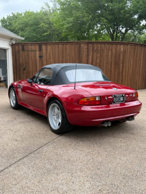 1998 BMW M Roadster in Imola Red 2 over Imola Red & Black Nappa