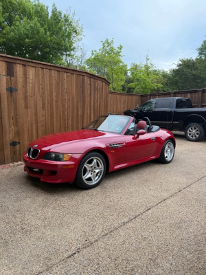 1998 BMW M Roadster in Imola Red 2 over Imola Red & Black Nappa