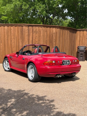 1998 BMW M Roadster in Imola Red 2 over Imola Red & Black Nappa
