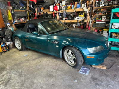 1998 BMW M Roadster in Boston Green Metallic over Dark Gray & Black Nappa