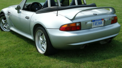 1998 BMW M Roadster in Arctic Silver Metallic over Estoril Blue & Black Nappa