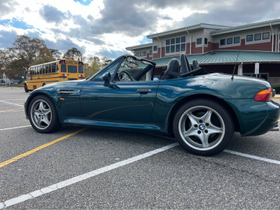 1998 BMW M Roadster in Boston Green Metallic over Black Nappa