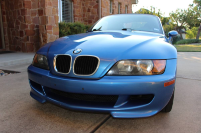 1998 BMW M Roadster in Estoril Blue Metallic over Estoril Blue & Black Nappa