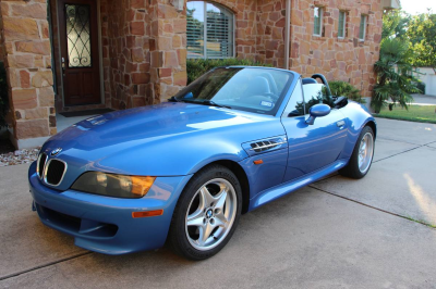 1998 BMW M Roadster in Estoril Blue Metallic over Estoril Blue & Black Nappa