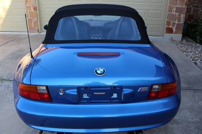 1998 BMW M Roadster in Estoril Blue Metallic over Estoril Blue & Black Nappa