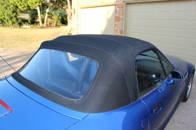 1998 BMW M Roadster in Estoril Blue Metallic over Estoril Blue & Black Nappa