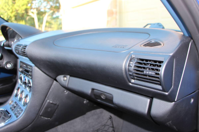 1998 BMW M Roadster in Estoril Blue Metallic over Estoril Blue & Black Nappa