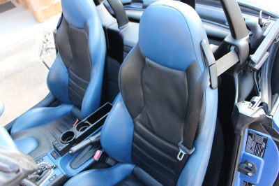 1998 BMW M Roadster in Estoril Blue Metallic over Estoril Blue & Black Nappa