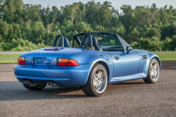 1998 BMW M Roadster in Estoril Blue Metallic over Estoril Blue & Black Nappa